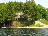 view from waters of otter lake from villa rent and vacation rentals
